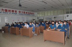 面二車間總結月度精益生產 強化后續工作提升